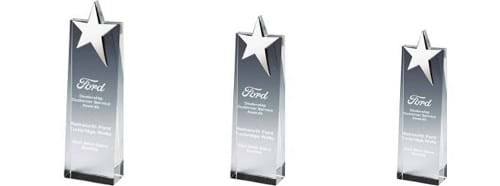 Quality Star Glass Award 0402 Series